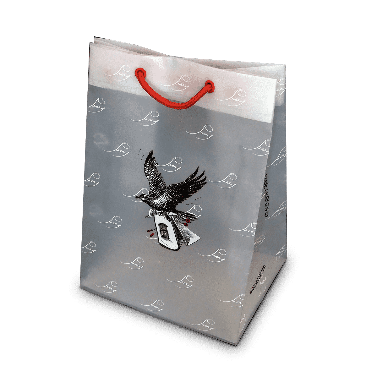 Rope handled luxury plastic bags Rope handled luxury plastic bags