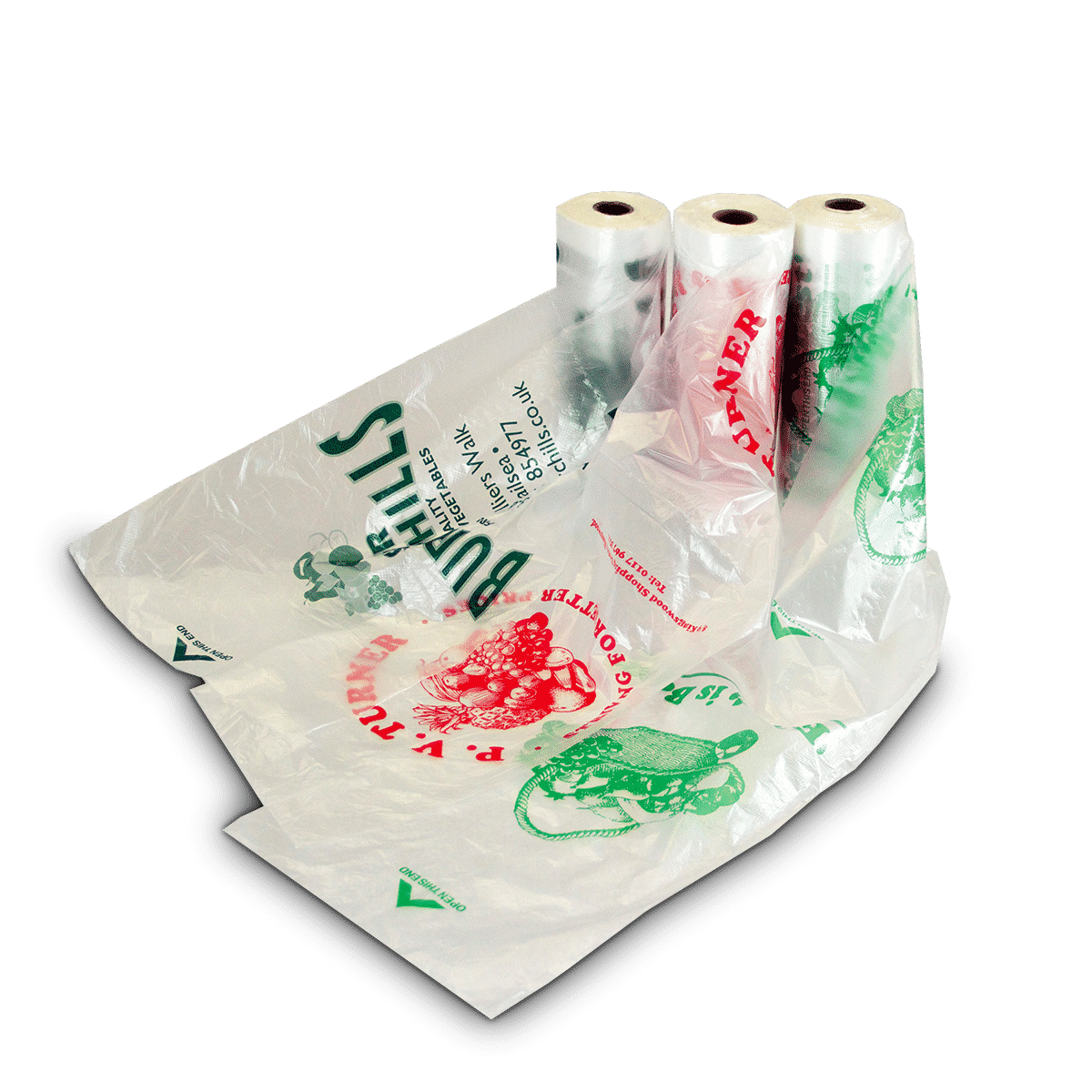 Counter bags on a roll Counter bags on a roll