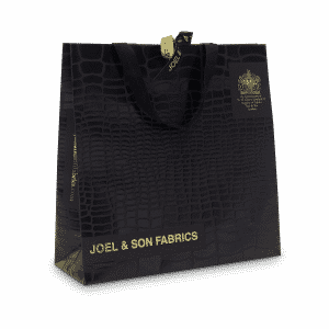 Kraft paper bag - cotton tape handle
