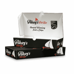 Folding boxes - fish and chip
