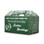 Folded food box - The Scotch Beef Shop