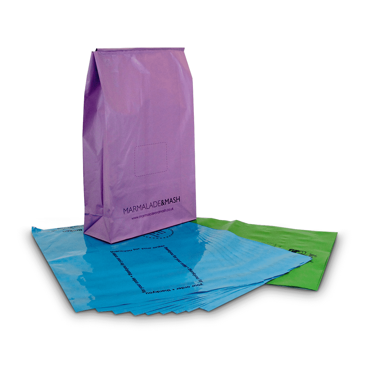 Ecommerce plastic bags - various Ecommerce plastic bags - various
