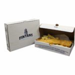 Personalised fish and chip corrugated box