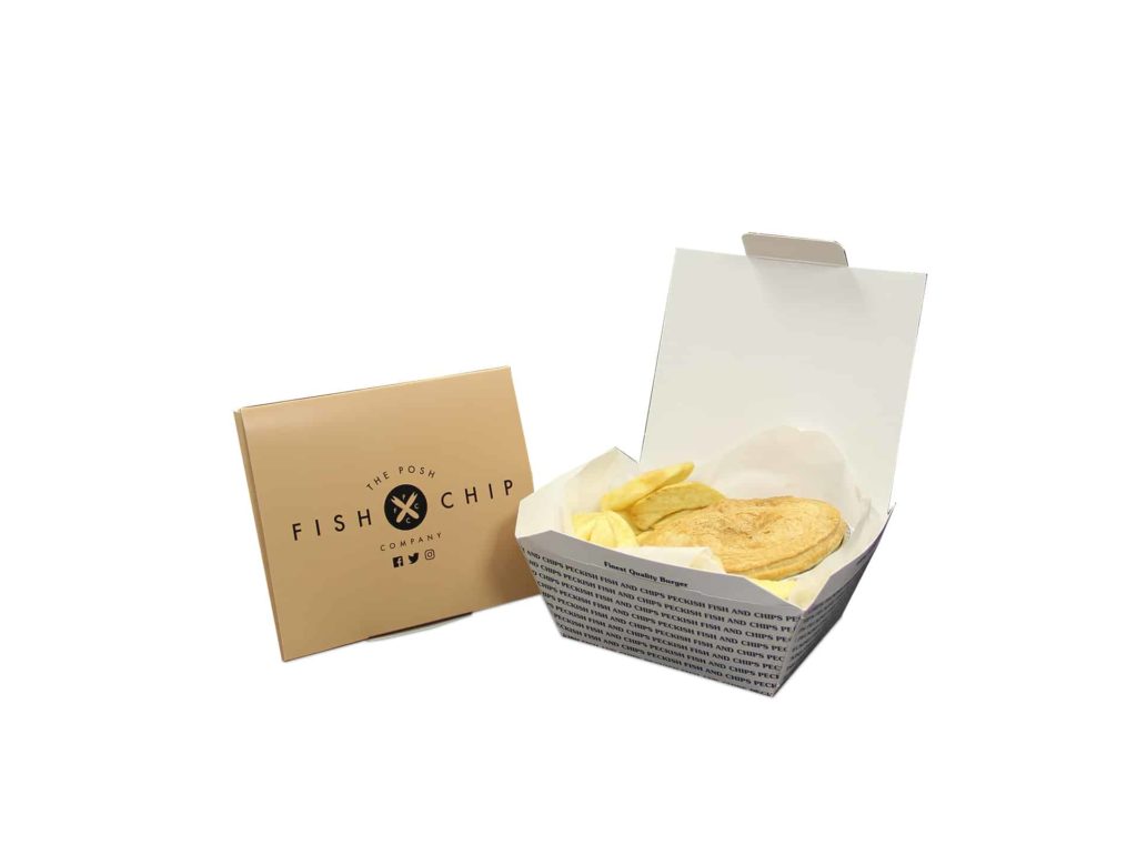 Fish & Chip Packaging - Boxes, Bags & Sauce Cups - B Smith Packaging